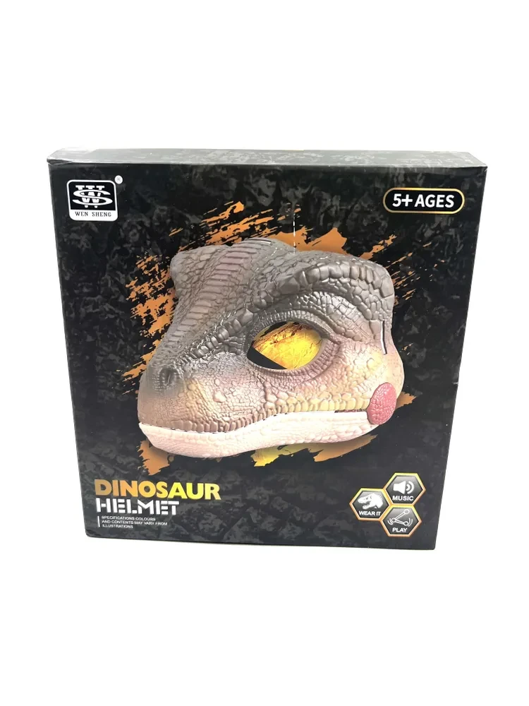 Маска шлем Динозавр дракон со звуком WS5502 - фото 7 - id-p219634163