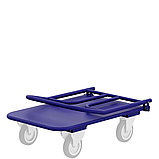 Тележка платформенная складная ручка, педаль. ТПСР 1 М (500х800) без колёс, фото 2