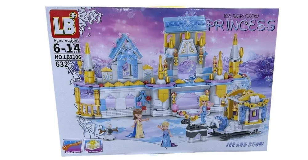Детский конструктор для девочек Холодное сердце ледяной замок Эльзы frozen LB2106, аналог лего lego - фото 1 - id-p219635856