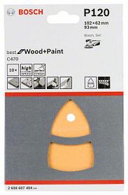 Шлифлист Best for Wood and Paint 93 мм Р120 BOSCH (2608607404)