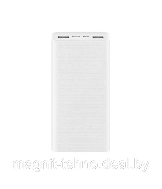 Внешний аккумулятор Xiaomi Mi Power Bank 3 PLM18ZM USB-C 20000mAh (белый) - фото 2 - id-p219635904