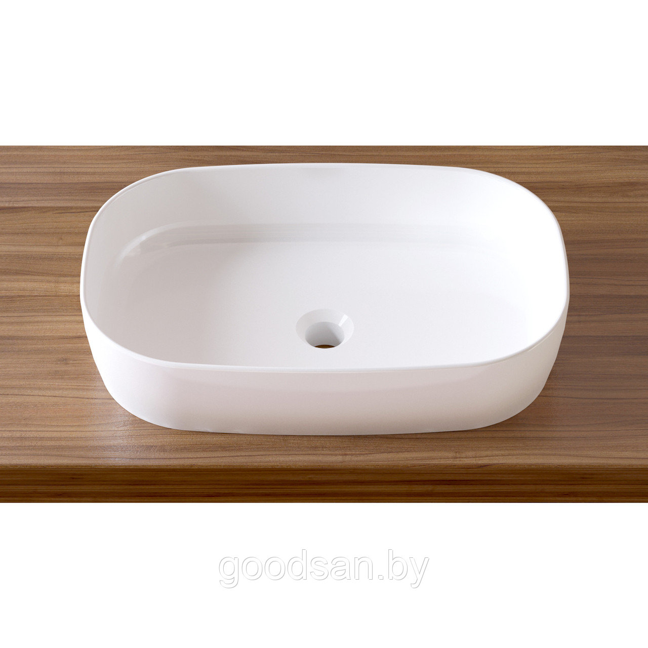 Накладная Lavinia Boho Bathroom Sink Slim 33311003 (54*36 см, овальная с тонкими стенками, без отверс - фото 1 - id-p219639766