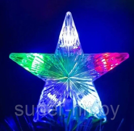 Искусственная светящаяся елка со звездой. Новогодняя светодиодная Елка - фото 4 - id-p219630001