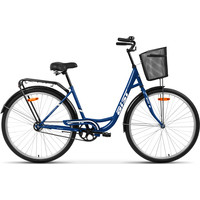 Велосипед AIST 28-245 с корзиной 2022 (синий) - фото 1 - id-p219633564