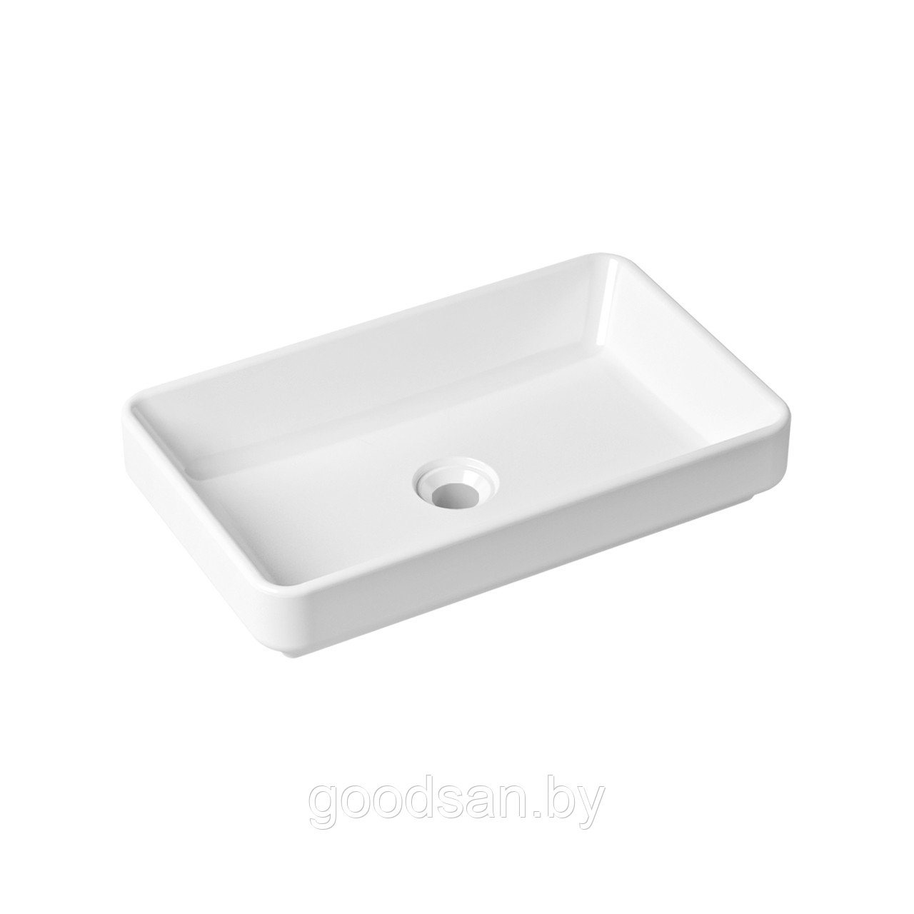Накладная Lavinia Boho Bathroom Sink Slim 33311004 (55*34 см, прямоугольная с тонкими стенками, без о - фото 2 - id-p219640297
