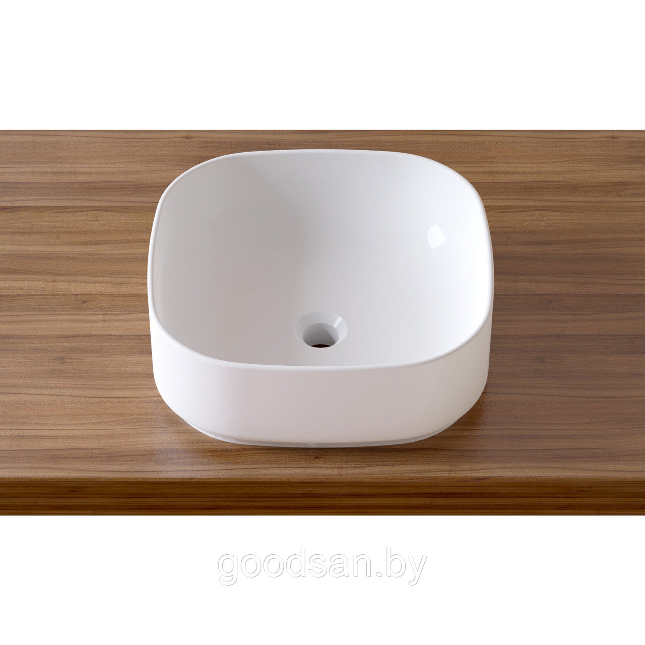 Накладная Lavinia Boho Bathroom Sink Slim 33311006 (40*40 см, квадратная с тонкими стенками, без отве - фото 1 - id-p219641021