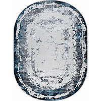 Ковёр овальный Kleopatra 36897J, размер 150x300 см, цвет blue fls/l.grey