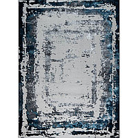 Ковёр прямоугольный Kleopatra 36897J, размер 150x230 см, цвет blue fls/l.grey