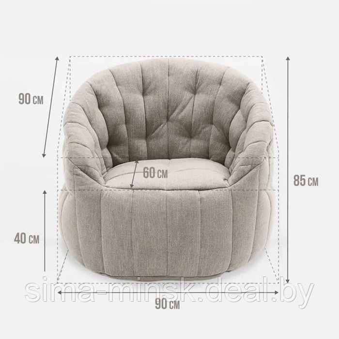 Кресло comfort sofa, размер 85x90x90 см - фото 10 - id-p219639711