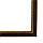 Рама для картин (зеркал) 40 х 50 х 2,8 см, пластиковая, Calligrata 6448, вишня с золотом, фото 3