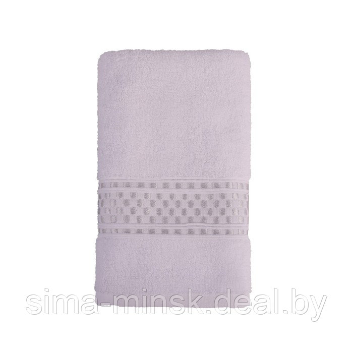 Полотенце махровое с бордюром Glamour, размер 50x90 см, цвет белый, 500 гр - фото 5 - id-p219640429