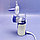 Компактный ультразвуковой ингалятор для детей и взрослых MESH Nebulizer KWL-U101 (3 насадки, 3 режима распылен, фото 6