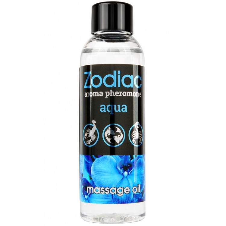 Массажное масло с феромонами Zodiac Aqua 75 мл - фото 1 - id-p219638392