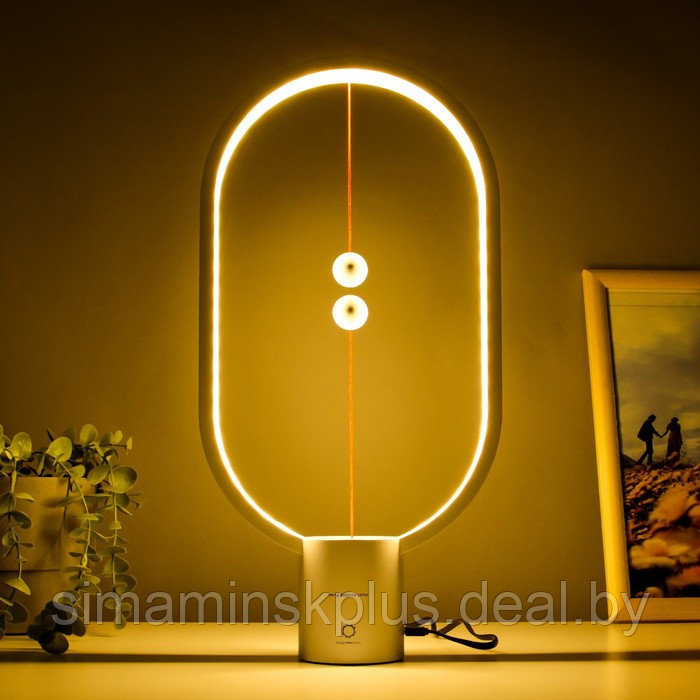 Настольная лампа "Баланс" LED 3Вт 4000К белый 22х7х40,6 см - фото 3 - id-p219643206