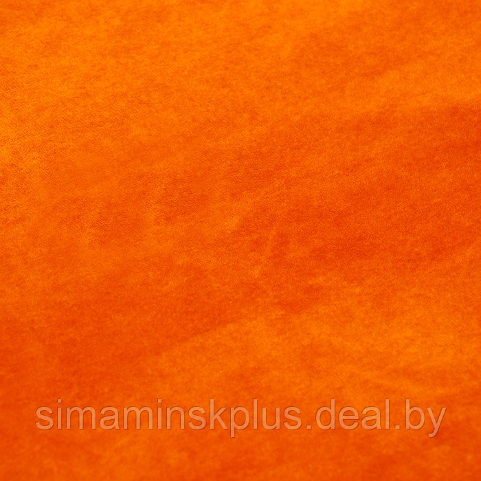 Лоскут Плюш на трикотажной основе,оранжевый 100*160см,100%п/э - фото 2 - id-p219644686