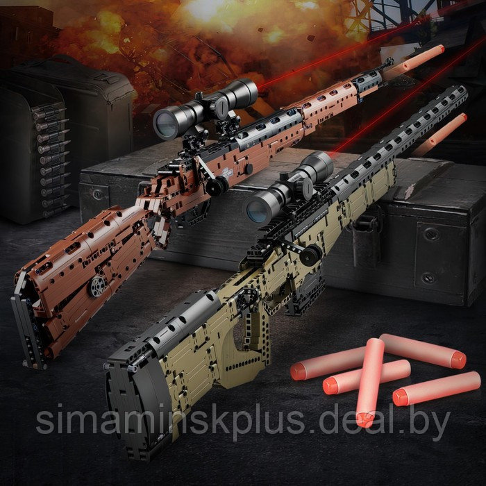 Конструктор техно «Снайперская винтовка», стреляет, 978 деталей - фото 8 - id-p219643993
