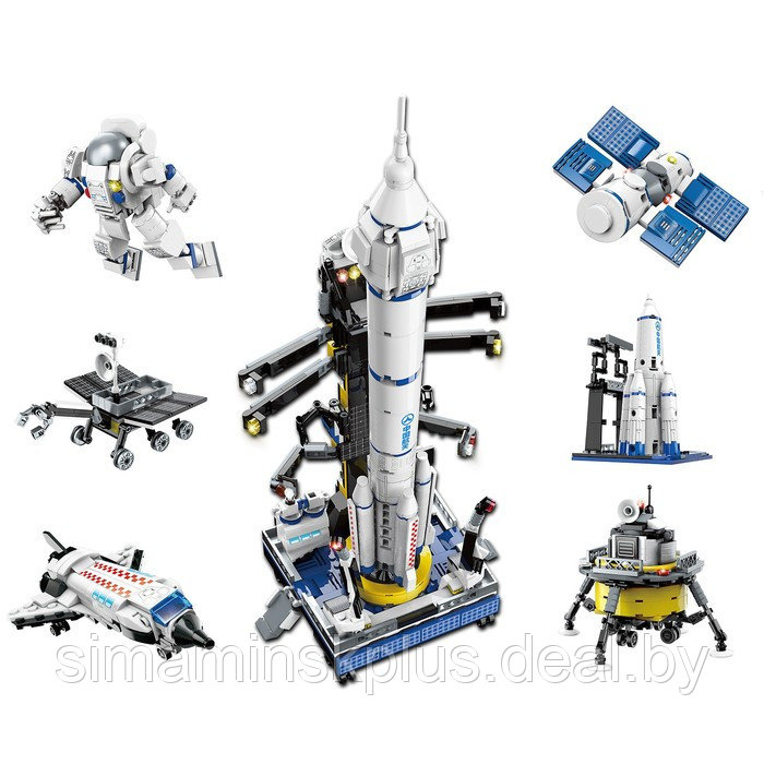 Конструктор Космос «Космический челнок. Искатель мечты», 141 деталь - фото 4 - id-p219643618