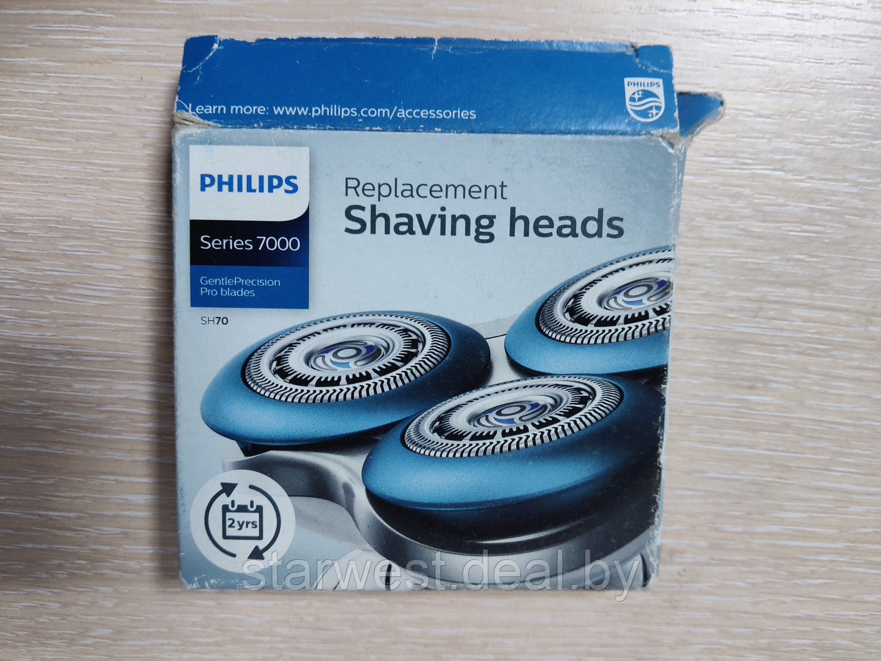 Philips Shaving Heads Series 7000 SH70/60 БРАК УПАКОВКИ Сменные бритвенные головки / лезвия / кассеты - фото 3 - id-p219646667