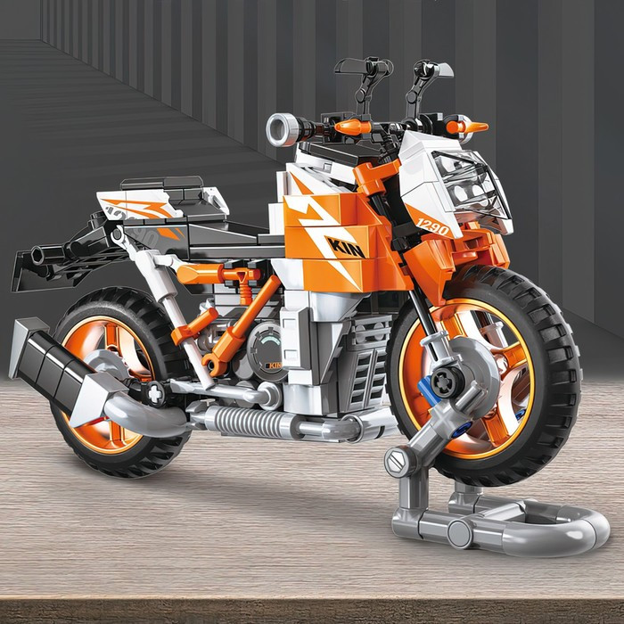 Конструктор Мото «Спортивный мотоцикл», 266 деталей - фото 5 - id-p219644212