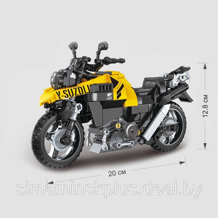 Конструктор Мото «Спортивный мотоцикл», 314 деталей - фото 2 - id-p219643726