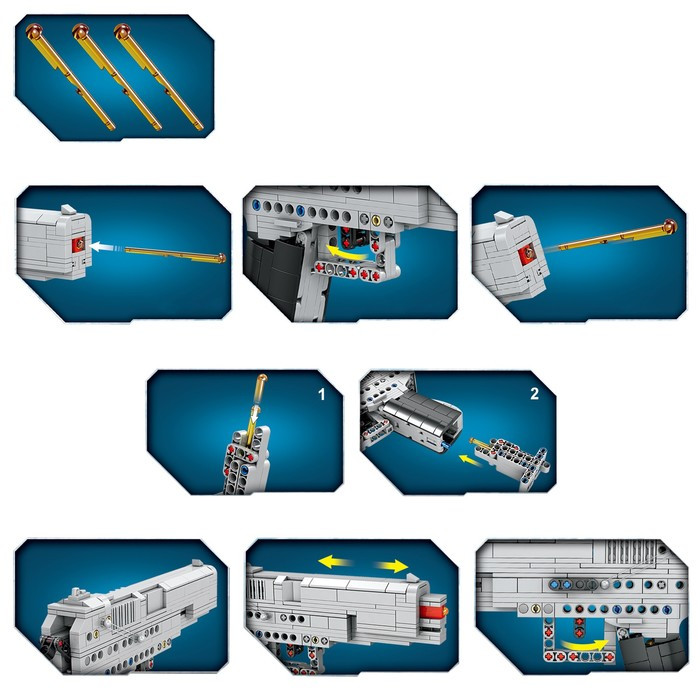 Конструктор Оружие Техно COLT M1911, 385 деталей - фото 3 - id-p219644242