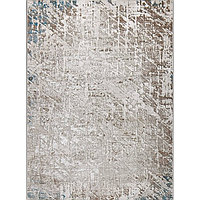 Ковёр прямоугольный Eliza 38551A, размер 150x230 см, цвет blue fls/cream fls