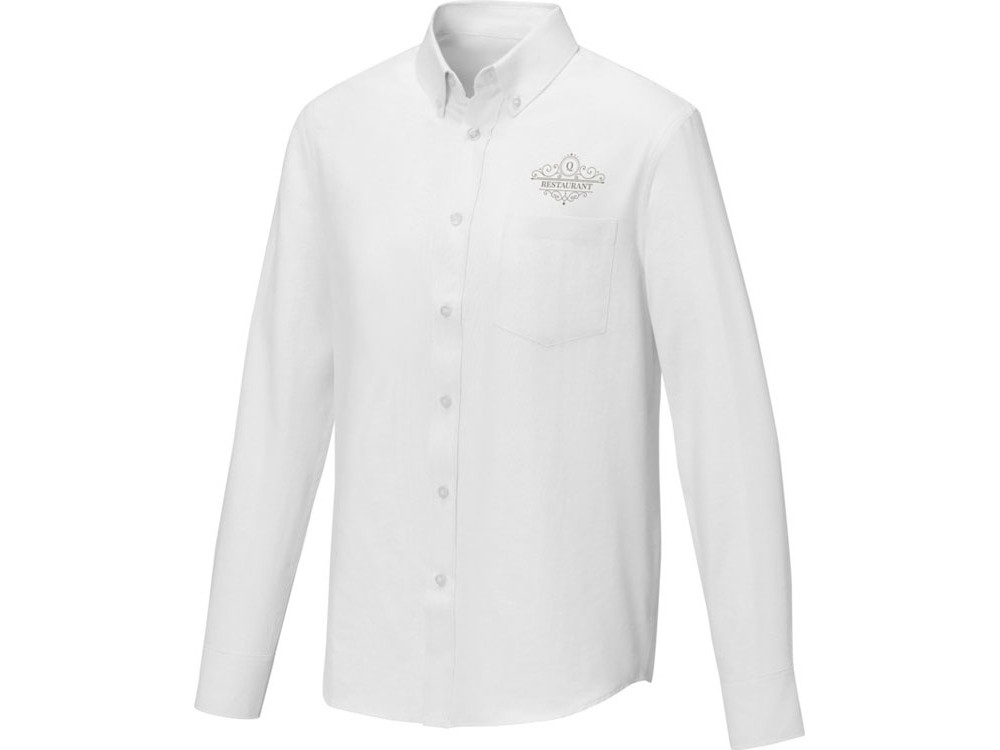 Pollux Мужская рубашка с длинными рукавами, белый - фото 6 - id-p219647910