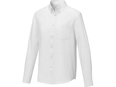 Pollux Мужская рубашка с длинными рукавами, белый, фото 2
