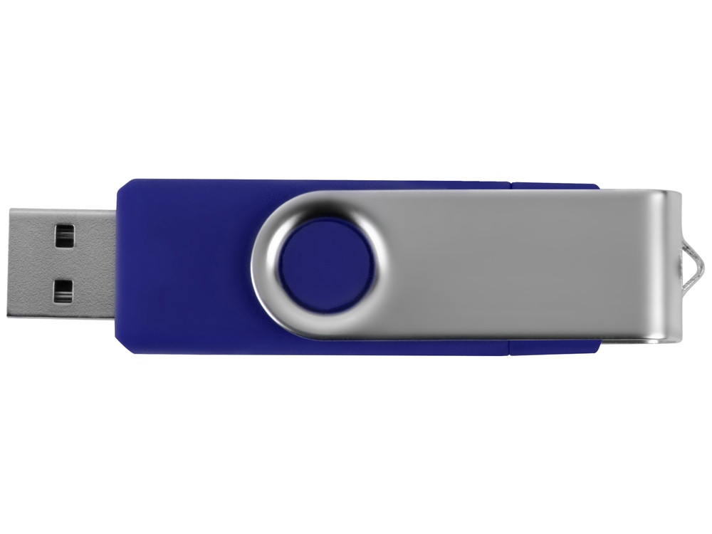 USB/micro USB-флешка 2.0 на 16 Гб Квебек OTG, синий - фото 5 - id-p219647902