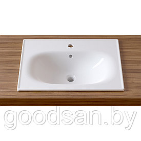 Встраиваемая сверху Lavinia Boho Bathroom Sink 33312010 (60*46 см, прямоугольная, с отверстием под см