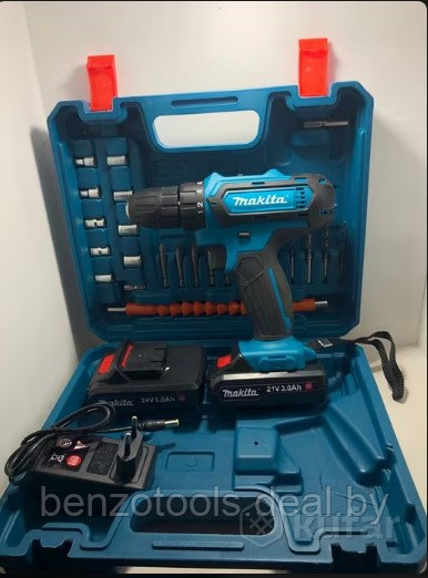 Аналог Шуруповерт Makita 24V аккумуляторный (реплика) - фото 1 - id-p219649958