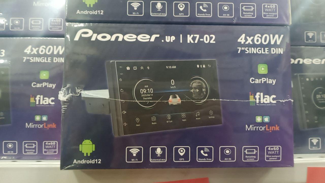 Автомагнитола 1 din Pioneer.UP K7-02 Android (7 дюймов)