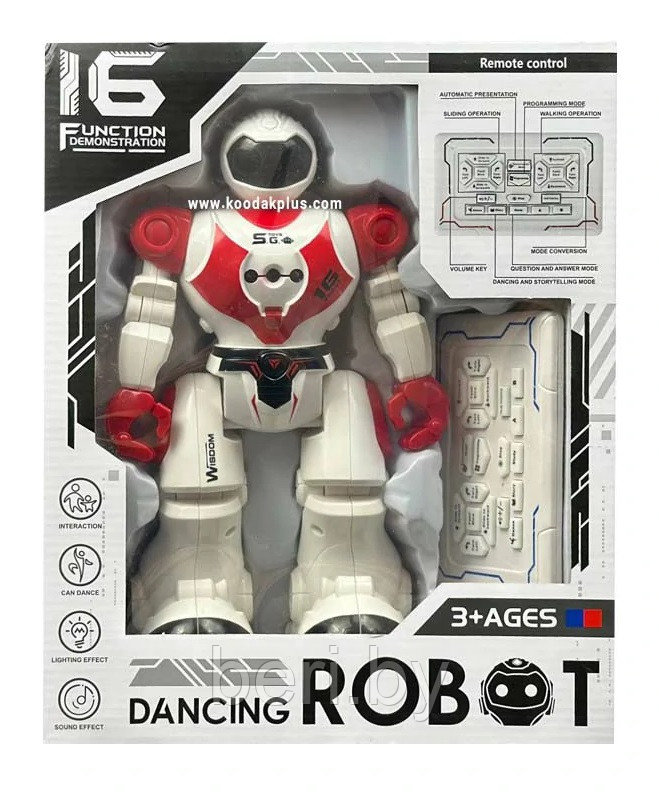 606-29 Робот на радиоуправлении, танцует, свет + звук - фото 3 - id-p105995457