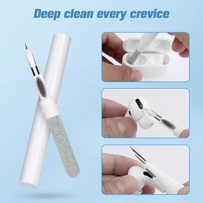 Ручка для чистки 3 в 1 Multi Cleaning Pen - портативный многофункциональный очиститель - фото 2 - id-p219650239