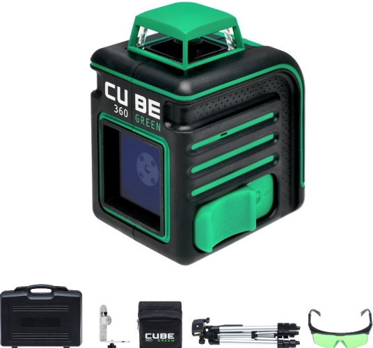 Лазерный нивелир ADA Instruments CUBE 360 Green ULTIMATE EDITION [A00470]