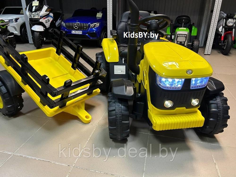 Детский электромобиль RiverToys O555OO (жёлтый) - фото 2 - id-p207721114