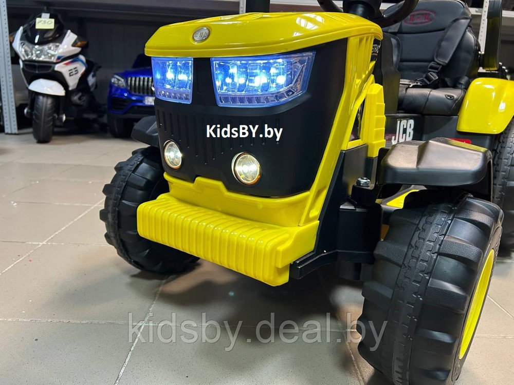 Детский электромобиль RiverToys O555OO (жёлтый) - фото 5 - id-p207721114