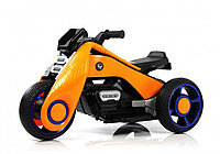 Детский электротрицикл RiverToys K333PX (оранжевый)