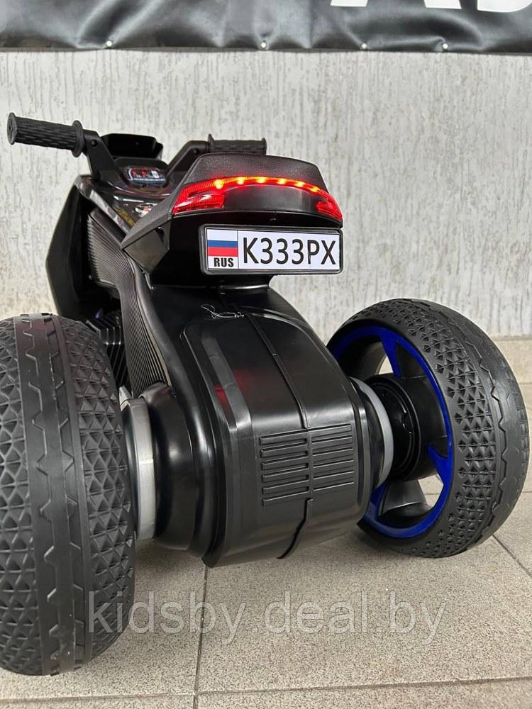 Детский электротрицикл RiverToys K333PX (черный) - фото 4 - id-p219650716