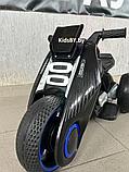 Детский электротрицикл RiverToys K333PX (черный), фото 5