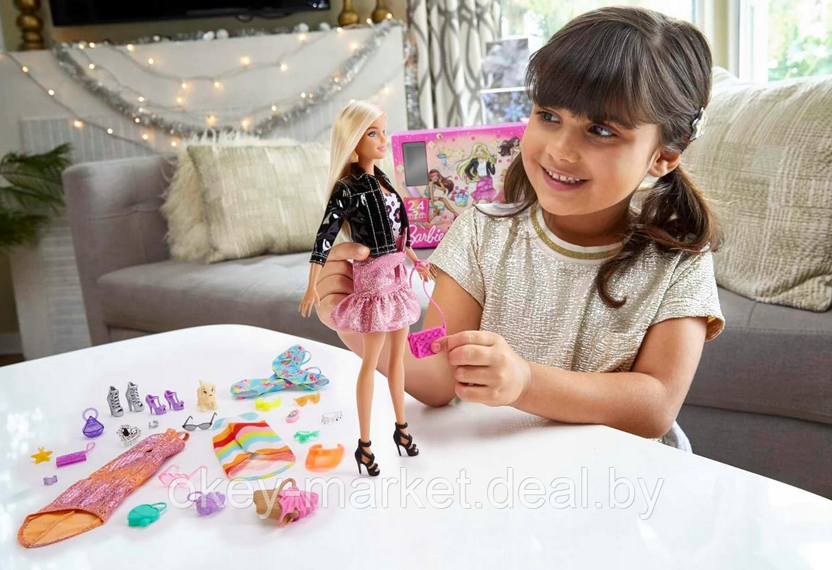 Адвент-календарь Barbie с куклой и 24 сюрпризами GYN37 - фото 6 - id-p219650907
