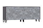 Комод Оливия - Графит / Мрамор Глянец (МИФ), фото 2