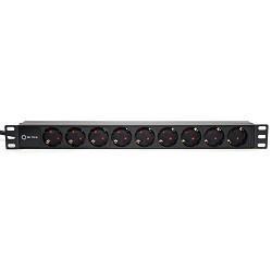 5bites PDU919A-04 Блок розеток 9S / AL / 1U / 19" / 2M*3G*1.5MM2 / VDE - фото 1 - id-p219650946