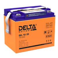 Аккумулятор Delta GEL 12-33 (12V 33Ah) для UPS