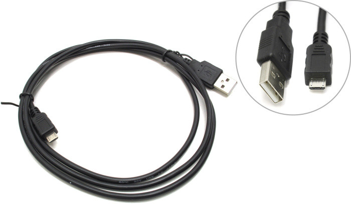 VCOM VUS6945-1.5м Кабель USB 2.0 AM-- micro-B 1.5м - фото 1 - id-p219651122