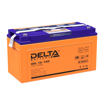 Аккумулятор для ИБП гелевый 12В/120Ач Delta GEL 12-120 срок службы 12 лет - фото 1 - id-p219651146