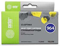 Картридж струйный Cactus CS-EPT964 желтый (13мл) для Epson Stylus Photo R2880