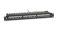 Cabeus PL-24-Cat.6-SH-Dual IDC Патч-панель 19" (1U), 24 порта RJ-45, категория 6, экранированная, с задним