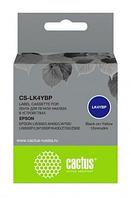 Картридж ленточный Cactus CS-LK4YBP черный для Epson LW300/LW400/LW700/LW600P/LW1000P