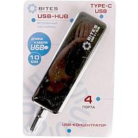 Разветвитель 5bites HB34C-311BK 4-port USB3.0 Hub подкл. USB-C